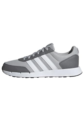 adidas Unisex Run 50s Shoes, Grey Two/Cloud White/Grey Four, 8.5 UK