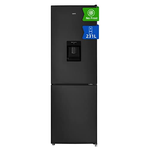 CHiQ FBM228NE4DE No Frost Combi Refrigerator,frigorífico independiente con congelador, combinación de frigorífico y congelador 231 L, sin escarcha, flujo de aire múltiple, dispensador de agua, 170 cm