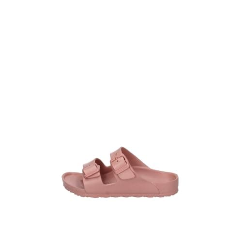 Birkenstock Arizona Eva 1031461 Pink Clay Pink Slippers Girls Buckles Rubber, Pink Pink Clay, 11 UK