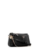 GUESS Noelle Double Pouch Crossbody, Bag Women, Negro, One Size - 4