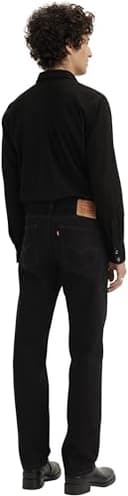 Levi's 505 Regular Fit, Jeans Uomo, Nero, 36W / 34L - 12