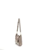 GUESS Schultertasche Libby Shoulder Bag Dark Taupe - 5