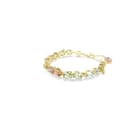 Swarovski Pulsera Gema, Tallas mixtas, Multicolor, Cierre de Mosquetón, baño en tono oro, Colección Gema - 2