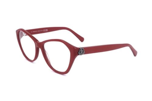 Gafas de Vista Moncler ML5199 066 SHINY RED 54/16/140 Mujer