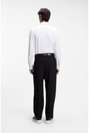 HUGO Camicia da uomo Kenno slim fit in jersey elasticizzato, bianco, 43 - 3