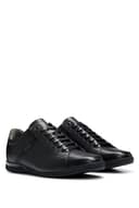 BOSS Uomini Saturn_Lowp_lux4 A_N Sneaker Nero 43 EU - 9