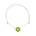 Girocollo con Fiore in Argento Sterling 925 per Donne e Ragazze, Collana con ciondoli Pendente Cavo con Pendente colorato Regolabile, Donna - 1