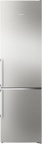 Siemens KG39NAIAU iQ500 Freistehende Kühl-Gefrier-Kombination, Gefrierbereich unten, 363 l, Total noFrost, hyperFresh, extrem leise, LED Beleuchtung, 203 x 60 cm, Gebürsteter Stahl AntiFingerprint