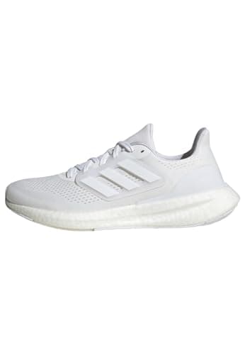 Adidas Uomo Pureboost 23 Shoes, Cloud White/Cloud White/Core Black, 42 EU