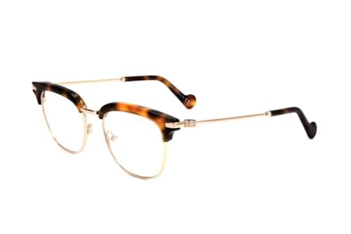 Moncler ML5021 Monturas de Gafas, Marrón (Avana Bionda), 49.0 Unisex Adulto