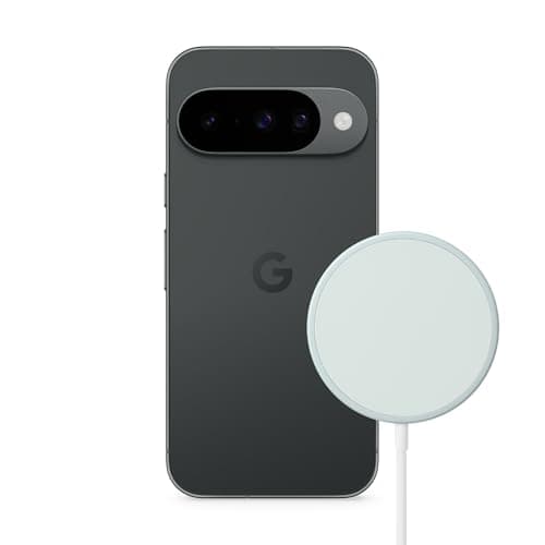 Google Pixel 10 - Android Smartphone without SIM Lock with Gemini and 6.3 Inch Actua Display - Obsidian 128GB Pixelsnap Charger - 25W Qi2 Wireless Charger
