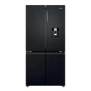Haier Cube 90 Series 3 American Fridge Freezer - Dark Inox - E Rated - 1