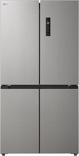LG GMM41MSBEM Multi-Door Kühlschrank mit Gefrierfach (474 L, Energieklasse E) mit Multi-Airflow, Smart Inverter, Express Cooling/Freeze, Total No Frost, Silber