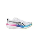 Puma Deviate Nitro 4 - Scarpe da corsa da uomo, Bianco Rosa Veleno Ultra Blu, 42 EU - 3