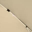 Outsunny 3 x 3M Garden Pop Up Gazebo Height Adjustable Marquee Party Tent Wedding Canopy with Carrying Bag, Black - 8