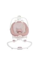 Joie Serina 2-in-1 Babyschommel, Afneembare wipstoel, 6 schommelsnelheden, 3 ligstanden, Speelboog – Vanaf geboorte tot 6 maanden (0–9 kg), Cosmo lola - 2