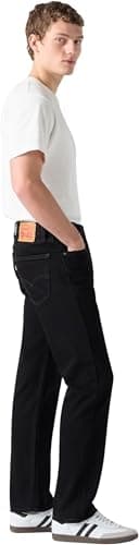 Levi's 505 Regular Fit, Jeans Uomo, Nero, 36W / 34L - 2