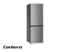 Corbero - Frigorífico Combi | CCH18024X | No Frost | 253L | 181 cm | Luz LED | Cajón Crisper | Estantes de Cristal | Inox - 2
