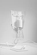 SOLLUX lighting Lampada da tavolo di design bianca E27 Lámpara de mesa de diseño Blanca E27 - 2
