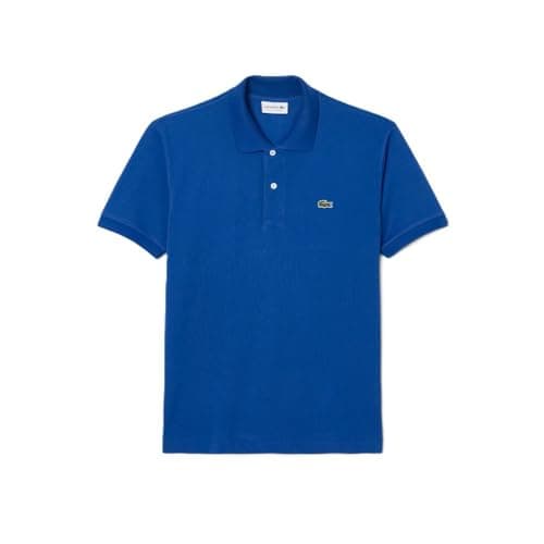 Lacoste Polo Uomo in Piquè di Cotone Maniche Corte Original Classic Fit L1212 3617074953308 - L Blu L