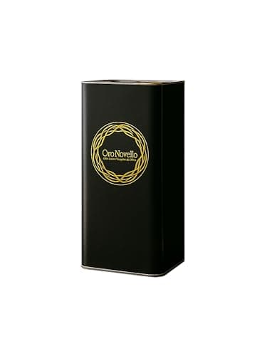 "Oro Novello" - Olio Extravergine Di Oliva 100% Italiano In Latta Da 5 Litri 100% Monocultivar Provenzale, Estratto a Freddo, Non Filtrato