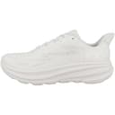 Hoka One One 1127896-WWH Clifton 9 White/White Women's Scarpe Taglia US 8 - 1