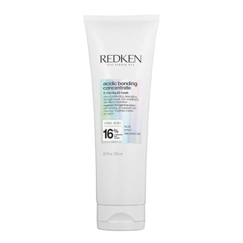 Redken Maschera Liquida Riparatrice, Azione in 5 Minuti, Ripara I Legami, Ultra Idratante, Per Capelli Secchi e Danneggiati, Acidic Bonding Concentrate, 250 ml