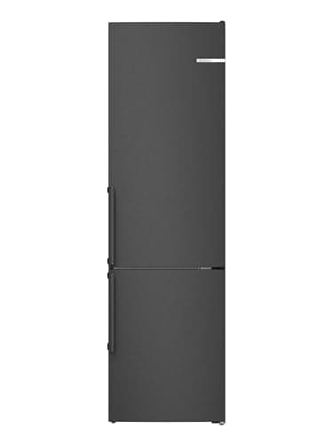 Bosch Fridge-Freezer Combination 203 x 60 cm, Series 4, KGN39VXAU, 260 L Cooling & 103 L Freezer, Total No Frost, VitaFresh XXL, Longer Freshness, Extra Quiet, Brushed Black Steel, AntiFingerprint
