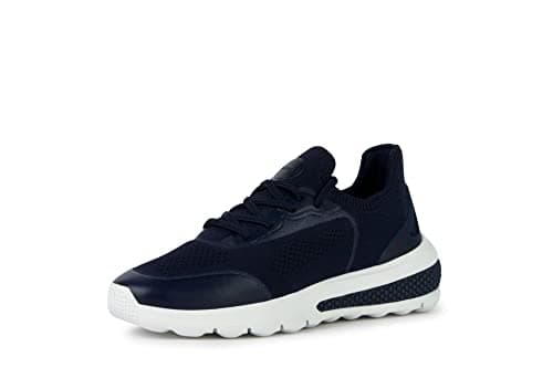 Geox Mädchen D Spherica Actif Sneaker, Navy, 41 EU