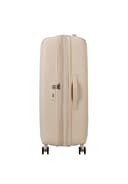 American Tourister Soundbox Trolley Espandibile, Coconut Sand, 77x51.5x29.5/32.5 cm, 97/110 L, Polipropilene, 4 Ruote Spinner, TSA - 2