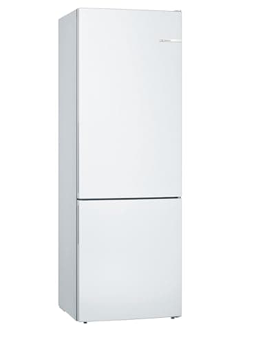 Bosch Home & Kitchen Appliances KGE49AWCAG Serie 6 Freestanding Fridge Freezer with Low Frost and VitaFresh, 201cm, 419L capacity, 70cm XL wide, White