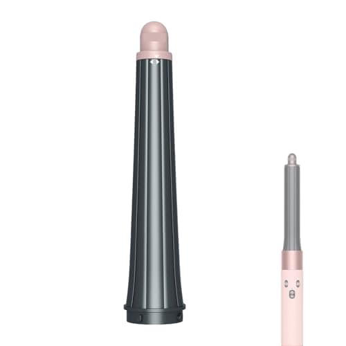Long Conical Barrel for Dyson Airwrap HS01 HS05 HS08, 0.78-1.4Inch/ 20-36mm Auto-Wrap Curlers, Self-Curling Hair Roller Curlers Attachment, Pink