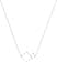 Elli Women Square Geo Minimal 925 sterling Silver Necklace of Length 45cm - 2