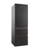 Haier 3D 60 Series 3 HTW3618ENPB Wifi Connected 185cm 60/40 No Frost Fridge Freezer - Slate Black - E Rated - 2