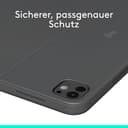Logitech Combo Touch iPad Pro 13 Zoll (M4 und M5) (2024 und 2025) Tastatur-Case – Abnehmbare Tastatur mit Hintergrundbeleuchtung und Halterung, komfortables Tippen, Multi-Use-Modus,DEU QWERTZ-Graphit - 5