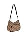 GUESS Noelle II Shoulder Bag, Latte logo / brown, Unit size - 4