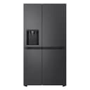 LG GSLC41EPPE Frigorifero Side by Side Total No Frost con Dispenser Ghiaccio e Acqua, Tanica Interna da 4L, Capacità 641L, Classe E, Doppia Porta, Raffreddamento Linear Cooling, Essence Matte Black - 1