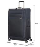 Samsonite Airea - Spinner L erweiterbar, Koffer, 78 cm, 111.5/120 L, Blau (Dark Blue) - 15