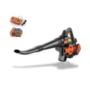 FUXTEC Soffiatore/Aspirafoglie a Batteria 40V 2-in-1 FX-E2LBSSET, Set Completo con 2 Batterie 2Ah e Doppio Caricatore, Potenza 685 m³/h, Impugnatura Ergonomica, Regolatore di Velocità - 1