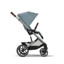 CYBEX Gold Balios S Lux Passeggino, Posizione Reclinabile Ergonomica, Sistema di Cintura con Una Sola Mano, Dalla Nascita Fino a 22 Kg (Circa 4 Anni), Stormy Blue - 6