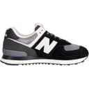 New Balance 574 Sneaker Trainer Schuhe (Black/Grey, EU Schuhgrößensystem, Erwachsene, Numerisch, M, 43) - 3