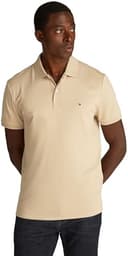 Tommy Hilfiger Men Liquid Cotton REG Seasonal Polo MW0MW39994 S/S Polo, Khaki, M - 1