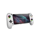 MARSGAMING MGPX, Gamepad Bluetooth 5.0 2-in-1, RGB Neon, Doppia Vibrazione e Funzione Turbo, Supporto Smartphone Fino a 6.8", Controller Compatibile con PC, Android, iOS e Console, USB-C, Bianco - 1