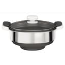 Moulinex XF384B10 - Accesorio para cocinar al vapor Cuisine Companion, capacidad de 3.7 L, suficiente para 6 personas, aporta 2 niveles de cocción adicionales a tu Cuisine Companion, asas aislantes - 5