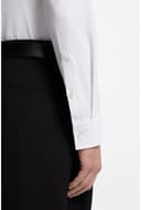 HUGO Camicia da uomo Kenno slim fit in jersey elasticizzato, bianco, 43 - 6