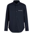 Armani Exchange Cotton Signature Logo Navy Shirt XL - 1