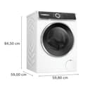 Bosch - Lavadora de carga frontal, 9 kg, Serie 6, i-DOS, IronAssist, Home Connect, Pausa + Carga, Blanco, WGH244A0ES - 2