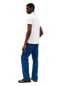 Tommy Hilfiger Men's Short Sleeve Casual Dri Polo Shirts in Regular Fit with Moisture Wicking and Stretch, White Tipped, Medium - 4