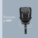 Inglesina Halley Pro, Negro, Silla de Coche Giratoria 360° ISOFIX, de 0 a 12 Años (40-150 cm), Reclinable y Transpirable, Homologada ECE R129/03 - 5