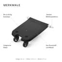 Stokke Xplory Geschwister Board, Black – Ermöglicht deinem Kleinkind, sein Geschwisterchen bequem zu begleiten – Kompatibel mit Stokke Xplory Kinderwagen - 2